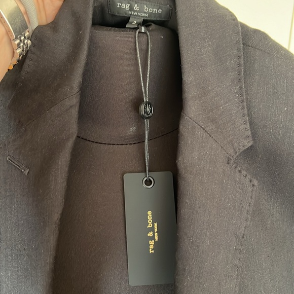 NWT Rag and Bone Odessa Linen Blazer - Picture 7 of 13